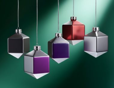 Christmas precision machined baubles