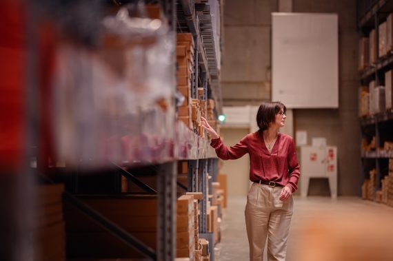Browsing Warehouse Shelves